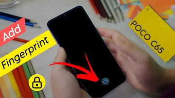 POCO C65 - How to Set Display Fingerprint Lock | POCO C65 Under Display Fingerprint Lock
