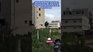 Open Plot Hayathnagar 140 Sq Yards, East South Corner, Rate 46000 Per SY Negbl 25ft Road Sizes 28/40