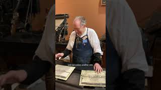 Howard Explains Why We Use A Stack Of Newspaper While Letterpress Printing