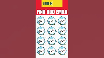 CAN YOU FIND THE ODD EMOJI? #games #riddles #riddle_challenge #puzzlegame #guessthelogo