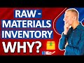 Why do you need rawmaterials inventory  rowtons training by laurence gartside