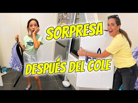 RECOGEMOS A MARTINA DE COLEGIO PARA DARLE UNA SORPRESA se EMOCIONA! Doble Twins