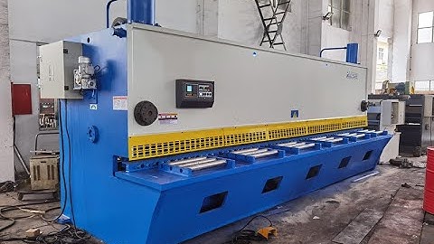 QC11K-16*6000 Heavy Duty Automatic sheet metal CNC hydraulic guillotine shearing machine