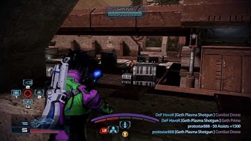 Mass Effect 3 Multiplayer: Gold Difficulty Part 2 of 2 (Gameplay/Live Chat)