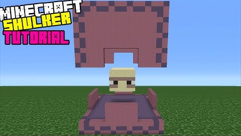 Minecraft Tutorial: How To Make A Shulker Statue