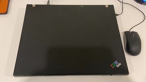 Thrift Shop Find: IBM ThinkPad R60e Laptop