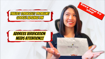 Failed Google Adsense PIN| Adsense Address Verification PROBLEM| Easy Step by Step TUTORIAL