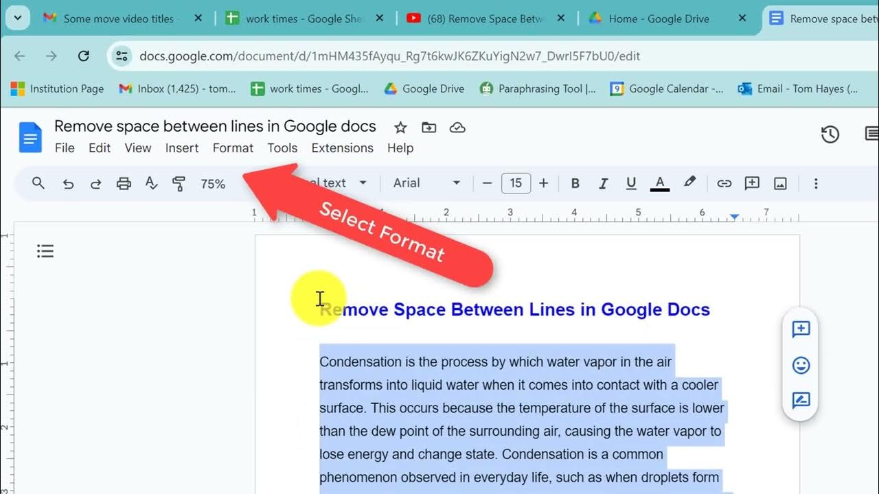 how-to-remove-space-between-lines-in-google-docs-youtube