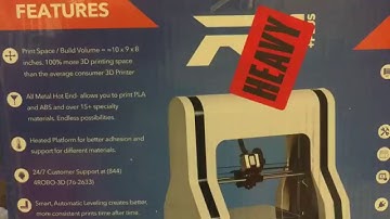 unboxing the ROBO3D R1 +PLUS 3D printer