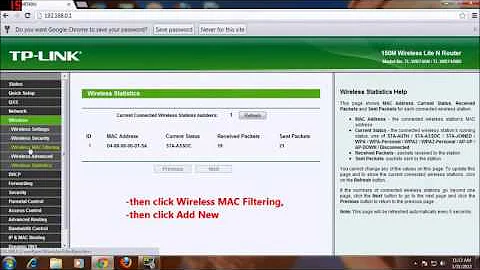 How to block wireless devices   TP Link Router