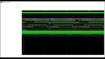 Curso VHDL.V135.Testbench: receptor, UART RS-232. Relación: baud-rate/muestreo. Solución. Simulación