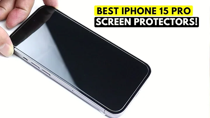Top 5 Best iPhone 15 Pro Screen Protectors!🔥🔥✅