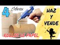 4 Geniales Ideas Reutilizando ROLLOS DE PAPEL HIGIÉNICO para REGALAR o VENDER.