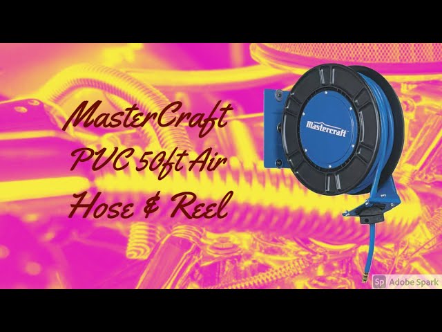 MasterCraft PVC 50ft Air Hose & Reel 