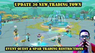 UPDATE 36 New Trading Town Event Quest Spar Trading Restrictions - WEAPON FIGHTING SIMULATOR ROBLOX