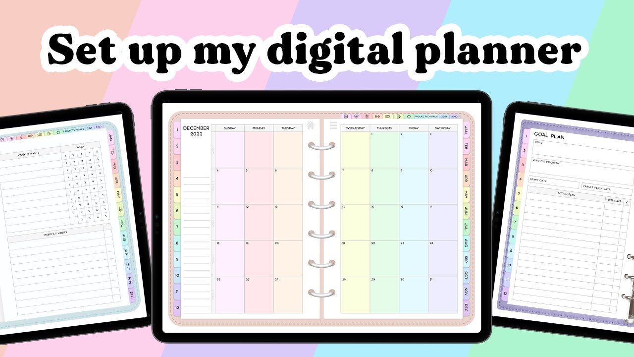 Digital planners and stickers - HappyDownloads