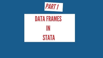Simultaneously Store Multiple Datasets in Memory Part 1 | Data Frames in Stata