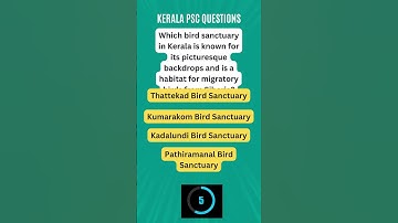 🌴 Dive into Success with Must-Know Kerala PSC Questions! 🌟 #examprep #gk #keralapsc