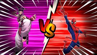 Juri VS Spider Man Sprite Animation