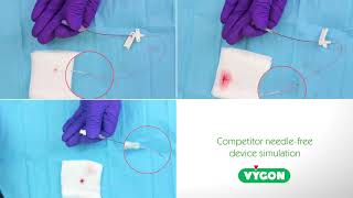 Negative pressure and neutral needle free devices blood reflux