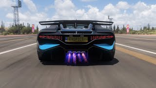 Bugatti Divo exhaust sound-revs (Forza Horizon 5)