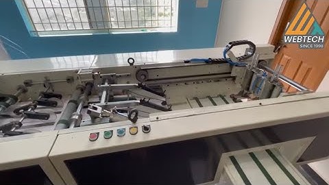 A4 Size Paper Sheet Cutting Machine with Servo Collection Table | A4 Copier Master | WEBTECH
