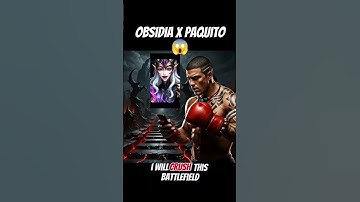 😱 Paquito Meet Obsidia | paquito mlbb | Obsidia mlbb ~ mobile legends #obsidia #newhero #paquito