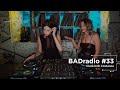 Badradio 33  clara b2b costanza  groovy techno mix