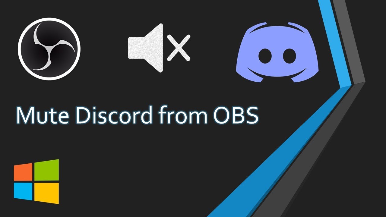 How To Mute Discord In Obs Youtube