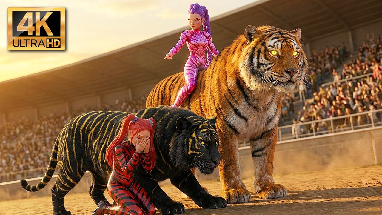 Tiger Racing Google RUMI and MIRA Wins TIGER Racing Championship 🔥 KPOP Demon Hunters - YouTube