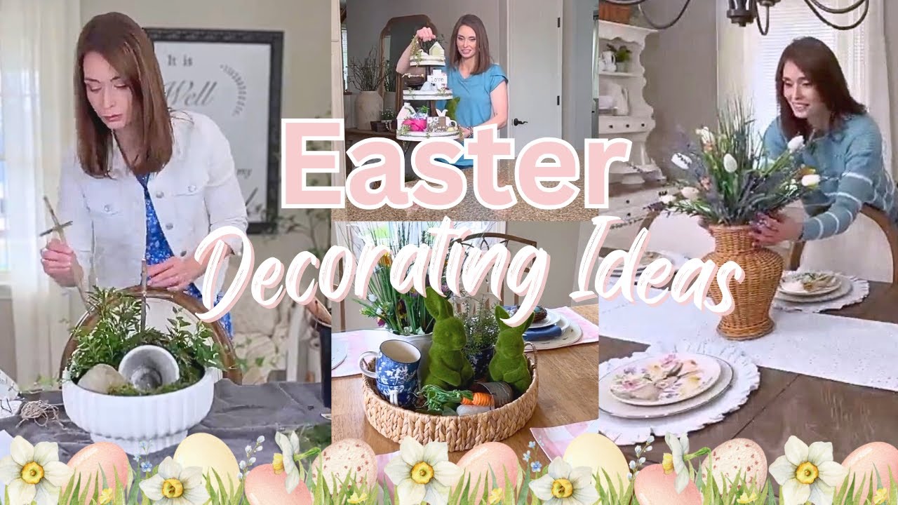 Best Easter Decorating Ideas🌷 | 3 Tablescapes + Living Room & Tiered Tray Styling Over the Years