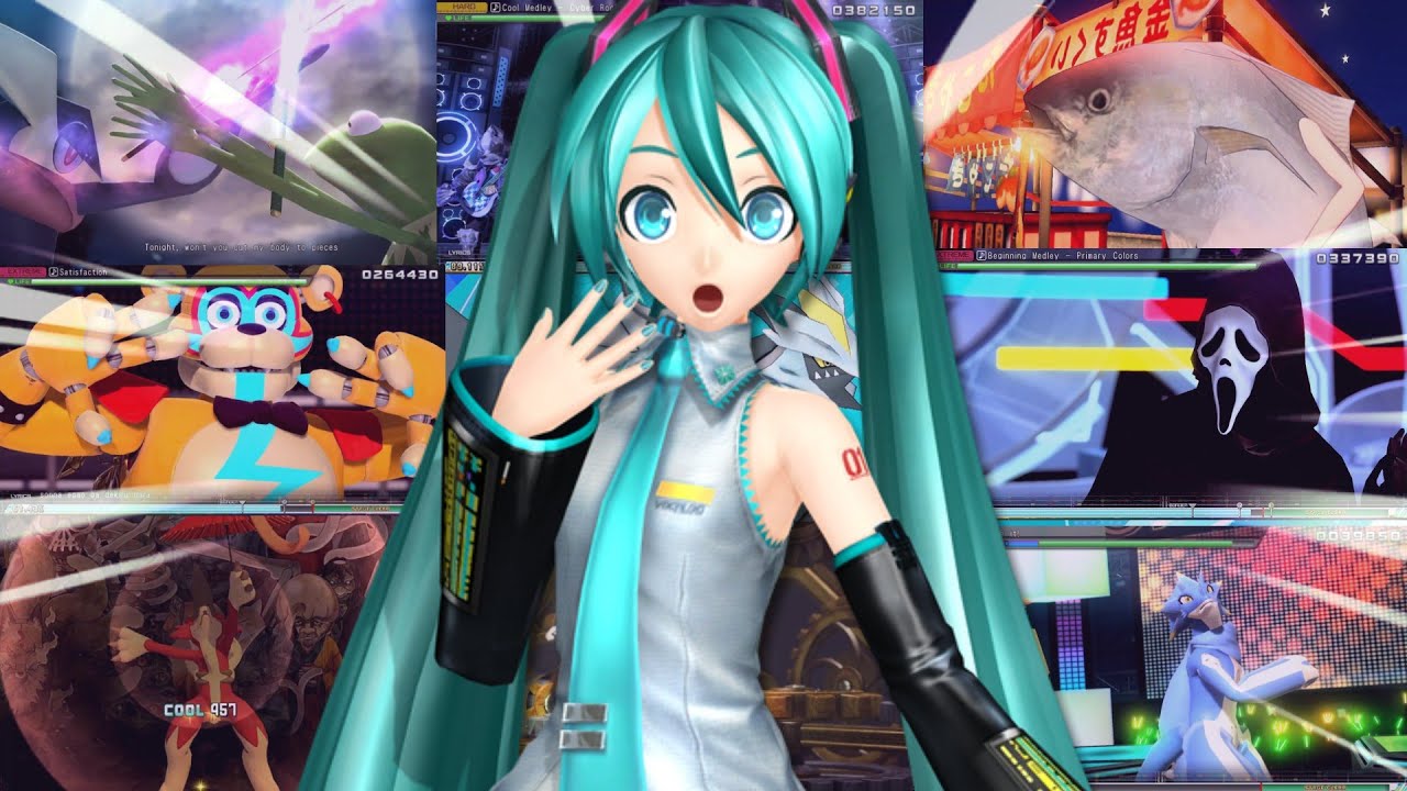 The BIGGEST and most CURSED Mega Mix+ vid you'll ever see! 👀 | Project DIVA Mega Mix + Mod Showcase