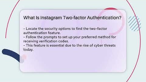 What Is Instagram Two-factor Authentication? - Everyday-Networking