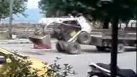 How to load a skidloader without ramps