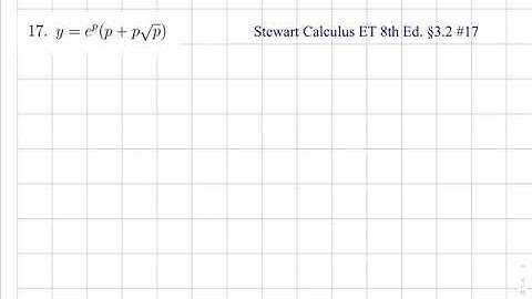 Stewart Calculus ET 8th Ed. 3.2 #17. Finding the Derivative of a Function Using the Product Rule.