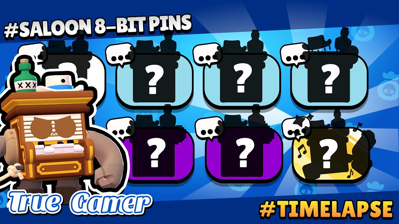 Making Saloon 8 Bit Pins Timelapse Youtube - brawl stars saloon 8 bit pins