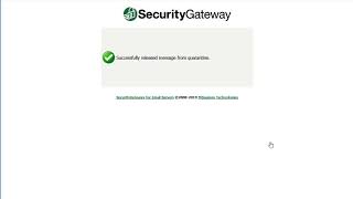 How to Configure Email Quarantine Settings in Security Gateway for Email Servers