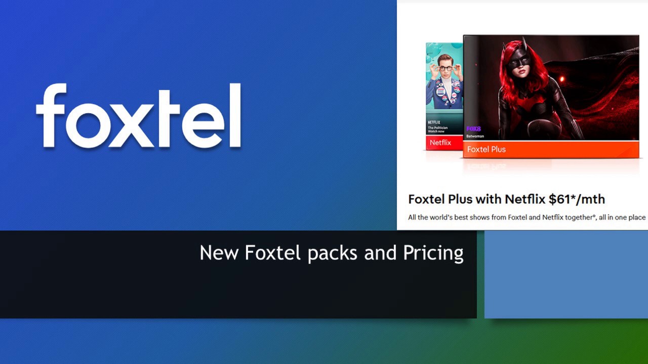 New Foxtel Packs And Pricing YouTube New Foxtel Packs And Pricing YouTube