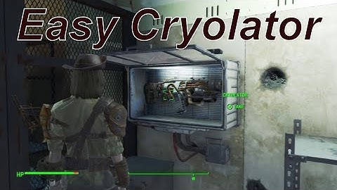 Fallout 4 -  Dogmeat, the Master of Unlocking. (Easy Cryolator)