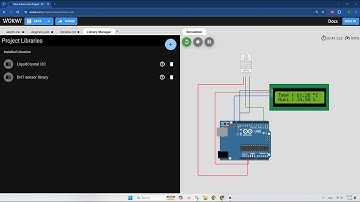 TUTORIAL PEMROGRAMAN ARDUINO - Menambahkan Library di Simulator WOKWI