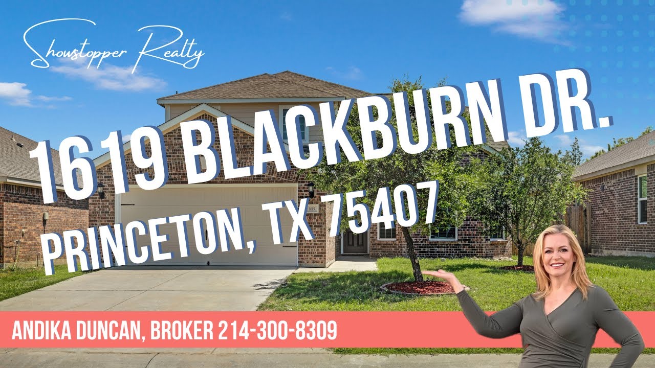 🏡 Tour This Stunning Home in Princeton, TX | 1619 Blackburn Dr | Real Estate Agent Princeton Texas