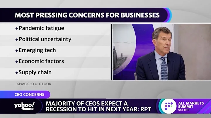 A majority of CEOs see a recession on the horizon,...