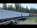 Vaagen brothers lumber  42 homes on this railcar shipment