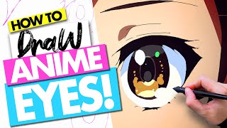 How To Draw Anime Eyes in 1 Minute