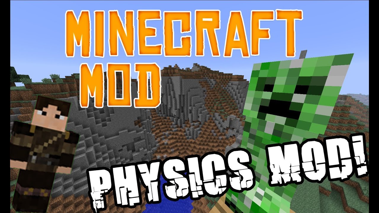 Minecraft Block Physics Mod! - YouTube