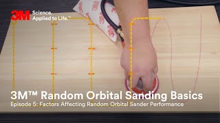 3M™ Random Orbital Sanding Basics: Factors Affecting Random Orbital Sander Performance