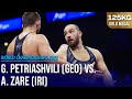 Amir hossein abbas zare iri vs geno petriashvili geo  seniors world championships 2023  gold