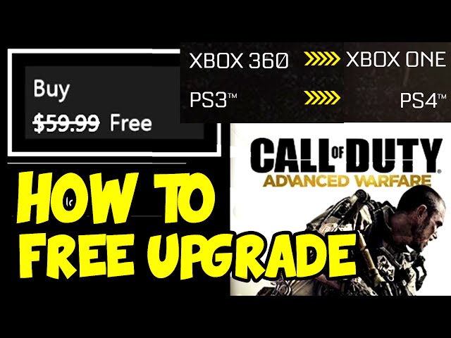 Free Upgrade from Call of Duty: Advanced Warfare on Xbox 360 to