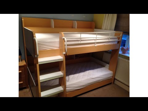 domino white bunk bed