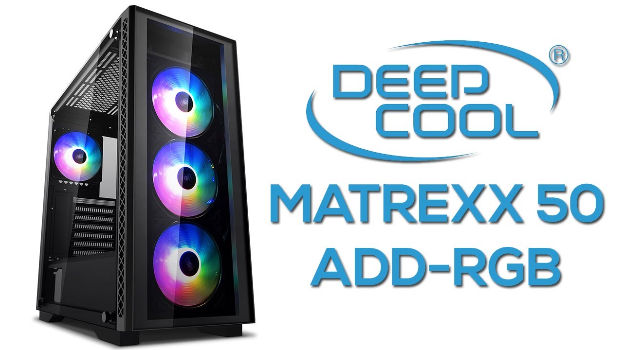 DEEPCOOL MATREXX 50 ADD-RGB 4F Mid-Tower Case 4x120mm, 57% OFF